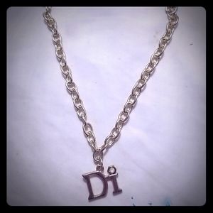 Gold Initial Bracelet (Di)